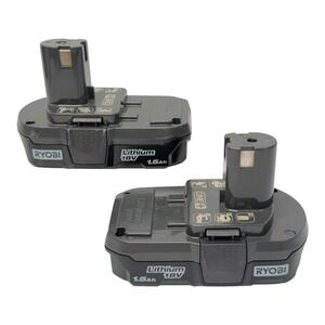 RYOBI P189 1.5Ah Battery Packs  (Lot Of 2) *Parts Only- Not Working *